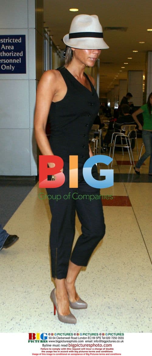 Victoria Beckham Arrives in NYC for Fashion Week