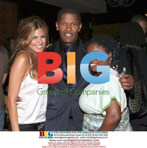 Eva Mendes and Jamie Foxx at Fashion Rocks Party