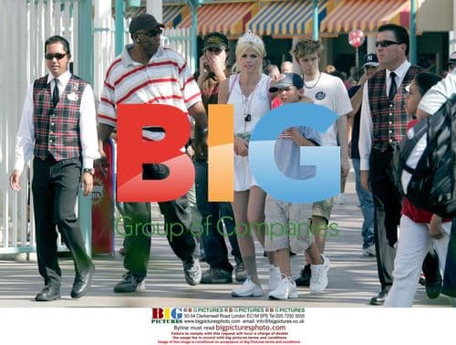 Anna Nicole Smith and Family at Disneyland