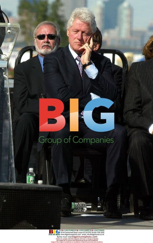 Bill Clinton at Terrorism Statue Dedication