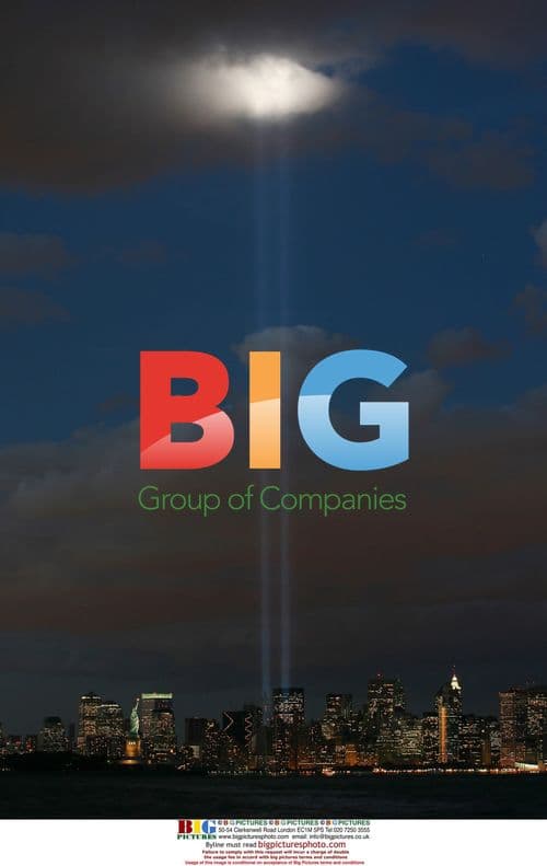 9/11 Memorial Lights from Bayonne, NJ