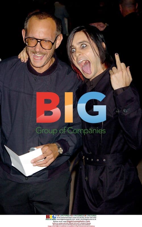 Terry Richardson and Jared Leto at Marc Jacobs Show