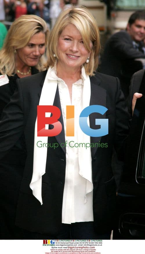 MARTHA STEWART at 'The Late Show'