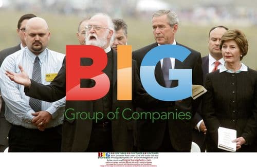 Bush and First Lady at Flight 93 Memorial