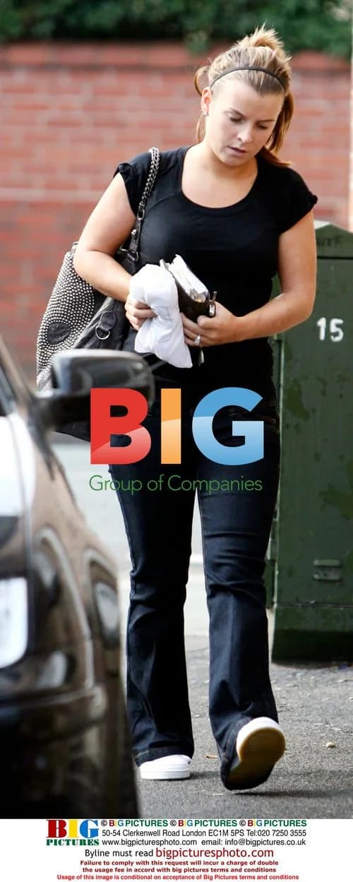 Coleen Rooney Leaving Beautician