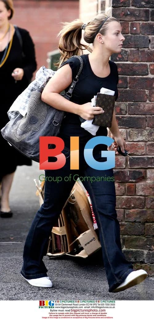 Coleen Rooney leaving beautician in Wilmslow