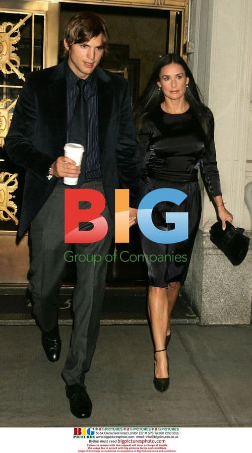 Ashton Kutcher and Demi Moore in NYC