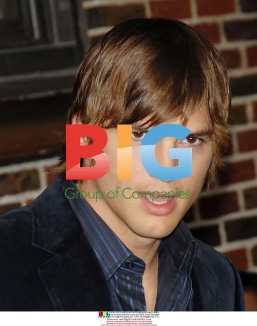 Ashton Kutcher at the Ed Sullivan Theatre