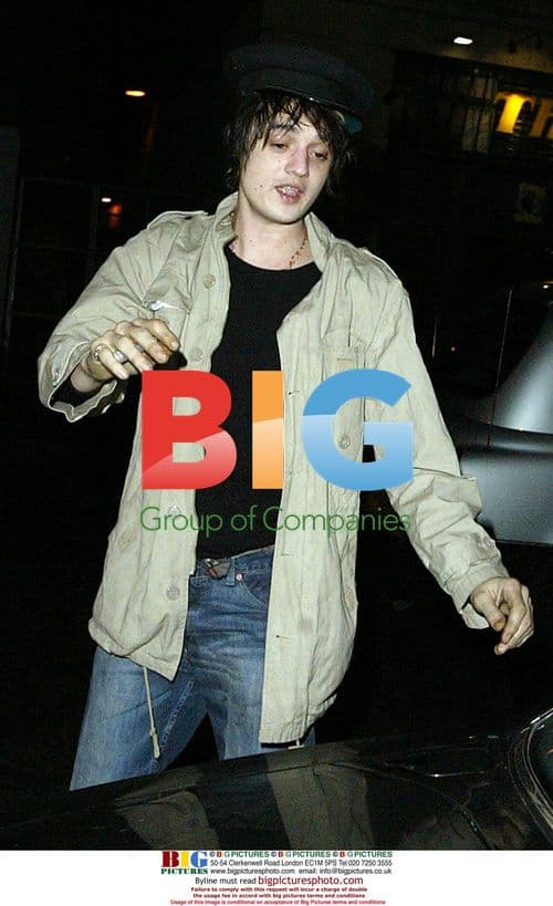 Pete Doherty's car towed