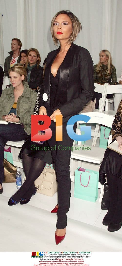 Victoria Beckham at Matthew Williamson Spring 2007