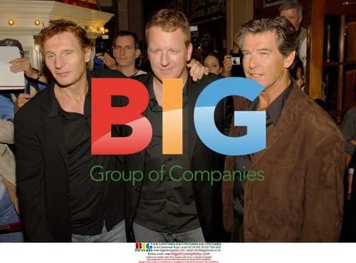 Liam Neeson, David von Ancken and Pierce Brosnan at "Seraphim Falls" premiere