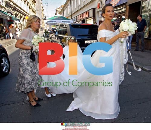 Iva Majoli's Wedding Arrival