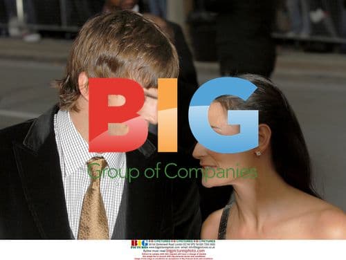 Ashton Kutcher and Demi Moore at 'Bobby' premiere