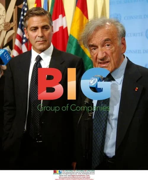 Clooney and Wiesel Meet UN on Darfur