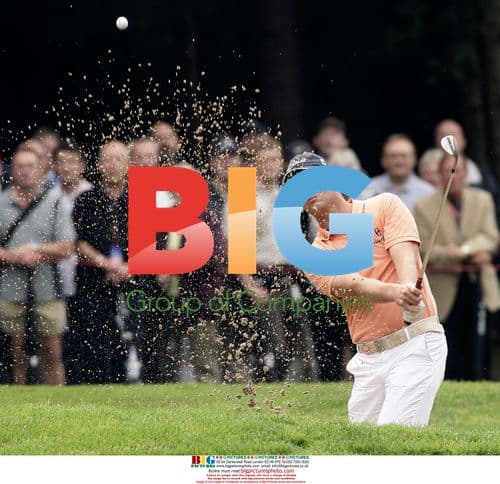 Robert Karlsson hits out of bunker