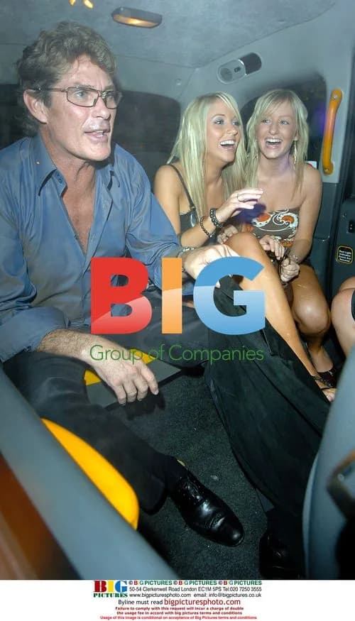 David Hasselhoff Hits London Club