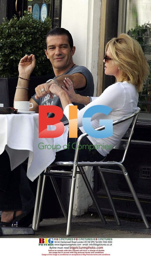 Antonio Banderas and Melanie Griffith in London
