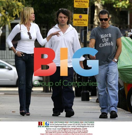 Antonio Banderas and Melanie Griffith Lunch in London