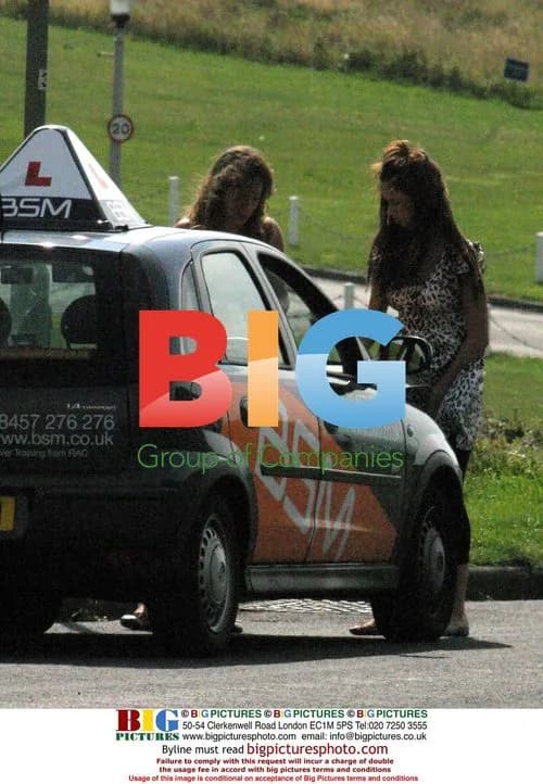 Chantelle Houghton Takes Driving Lesson in Brighton