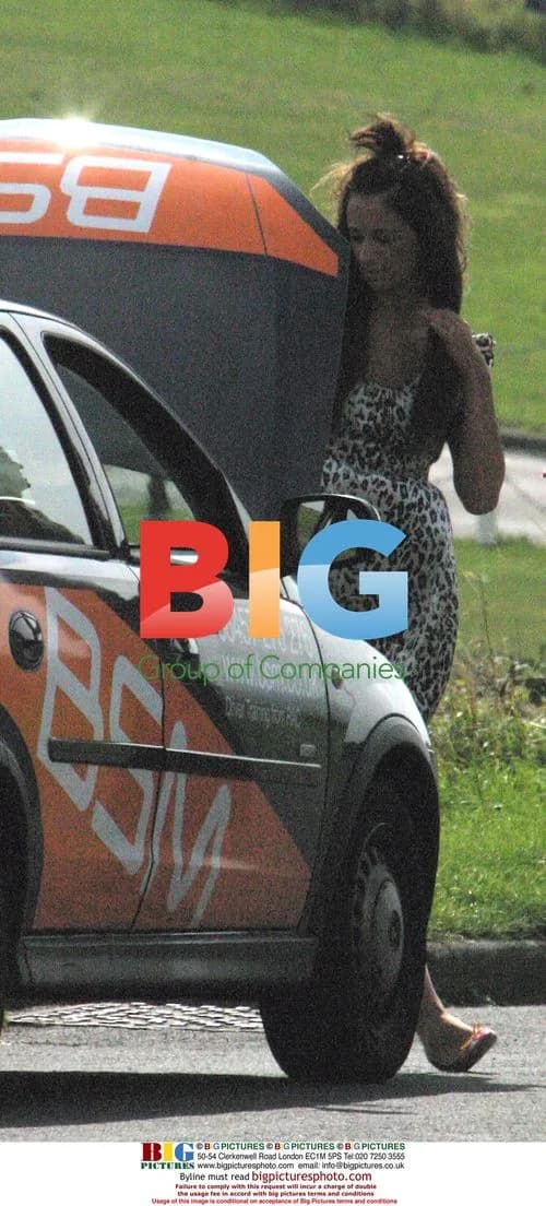 Chantelle Houghton Having Driving Lesson in Brighton