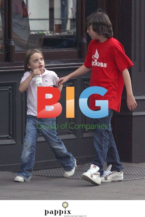 Patsy Kensit and boyfriend Lee Potter with her sons