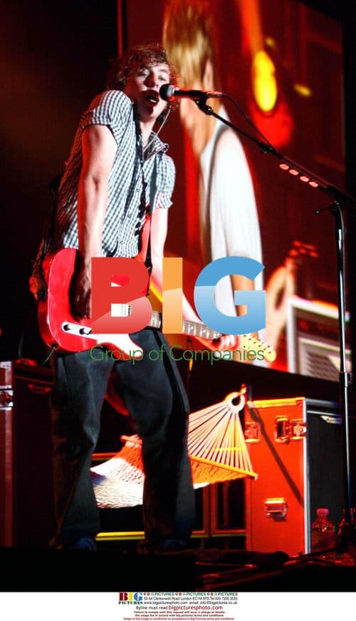 McFly's Danny with new perm at UK tour