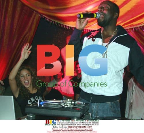 Shakira and Wyclef Jean Partying in Miami