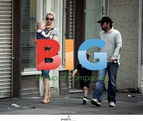 Claudia Schiffer on family outing