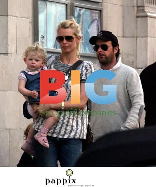 Claudia Schiffer on family outing