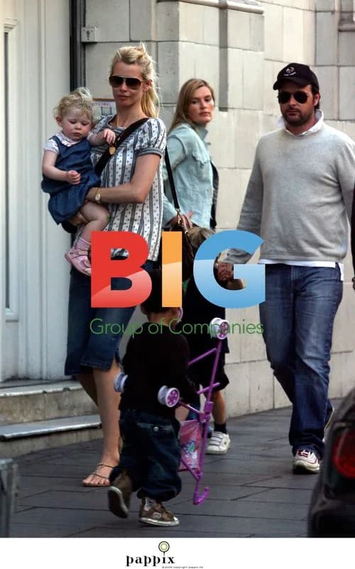Claudia Schiffer on family outing