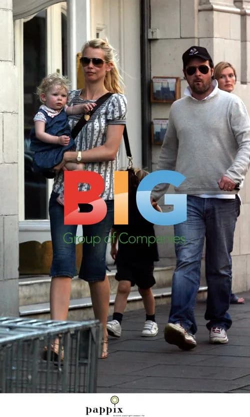 Claudia Schiffer on family day out