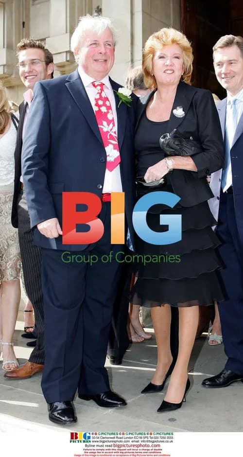 Cilla Black and Christopher Biggins at Biggins" Wedding