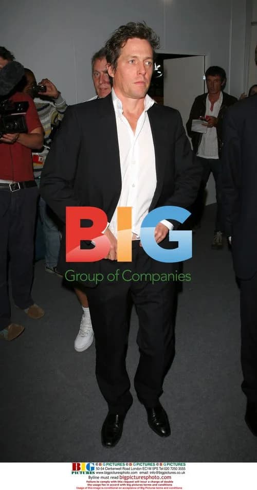 Hugh Grant at Biba Fashion Show