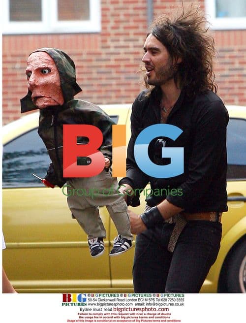 Russell Brand Taunts Public with Scary Puppet