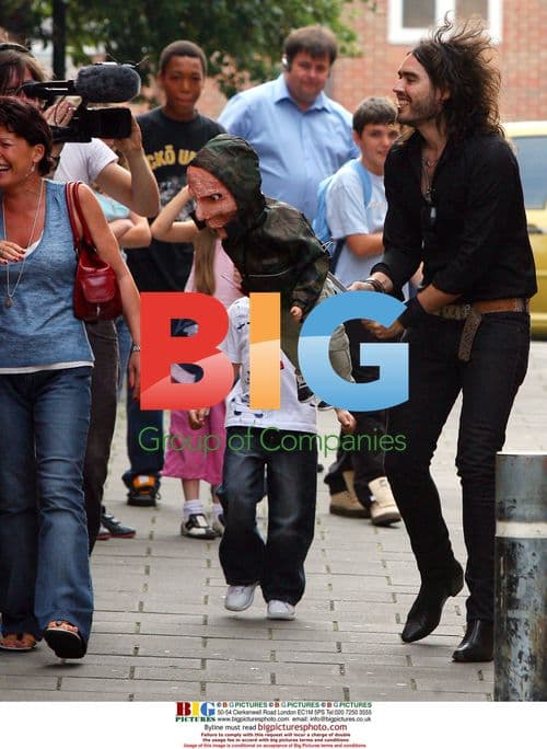 Russell Brand's Menacing Puppet Taunts Onlookers