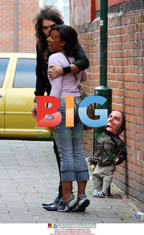 Russell Brand's Puppet on Set