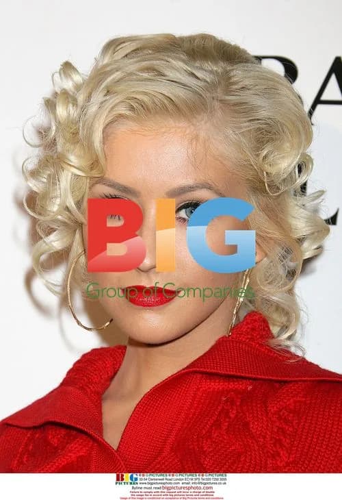 Christina Aguilera at Justin Timberlake Release Party