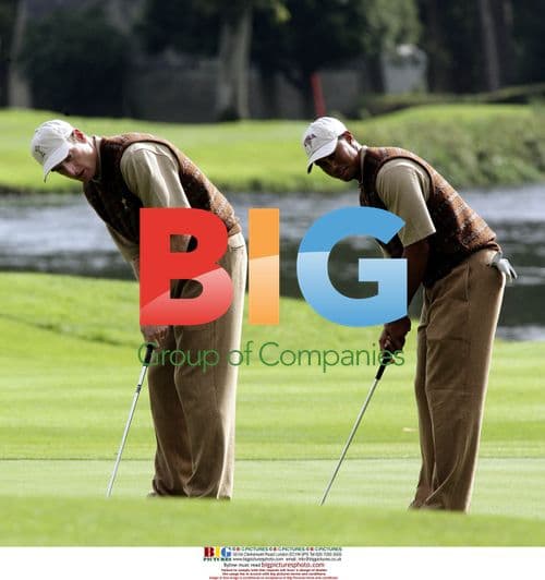 Tiger Woods Golfing at K Club in Ireland