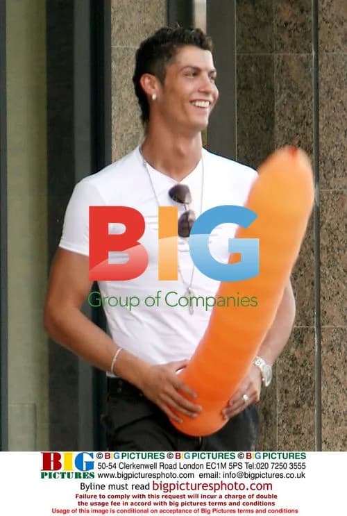 Cristiano Ronaldo with Funny Balloon