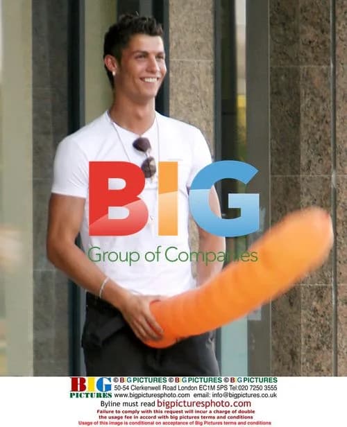 Cristiano Ronaldo Plays with Balloon