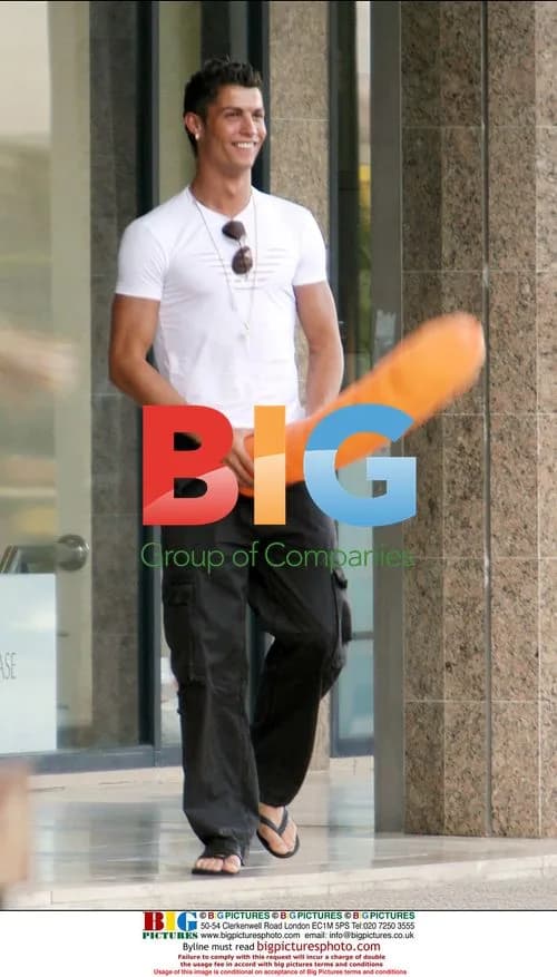 Cristiano Ronaldo Spotted With Funny Balloon