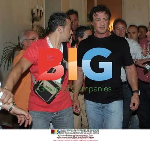 Stallone and wife at Miss Italia