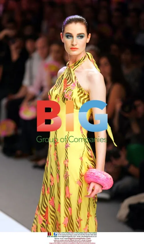 Erin O'Conner at Zandra Rhodes show