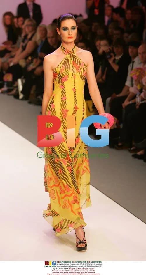 Erin O'Conner at Zandra Rhodes Show