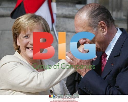 Chirac and Merkel bid farewell