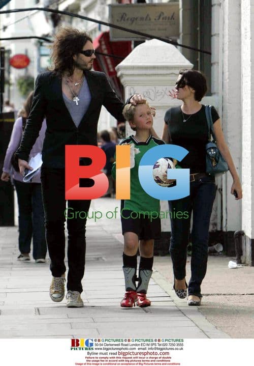 Russell Brand and Sadie Frost in London