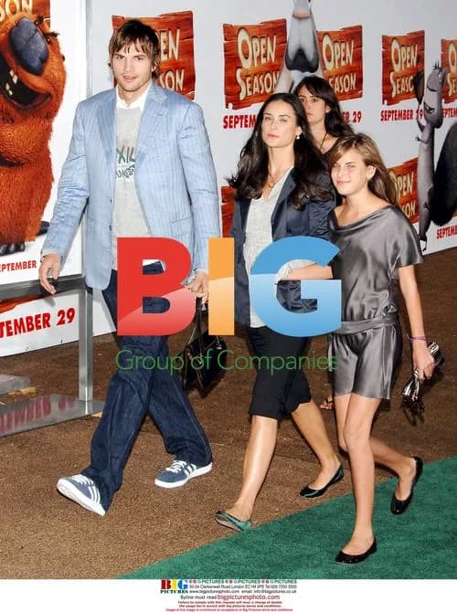 Ashton Kutcher and Demi Moore at "Open House" Premiere