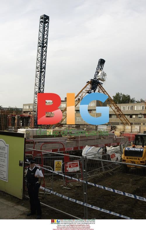Crane Collapse in Battersea, London