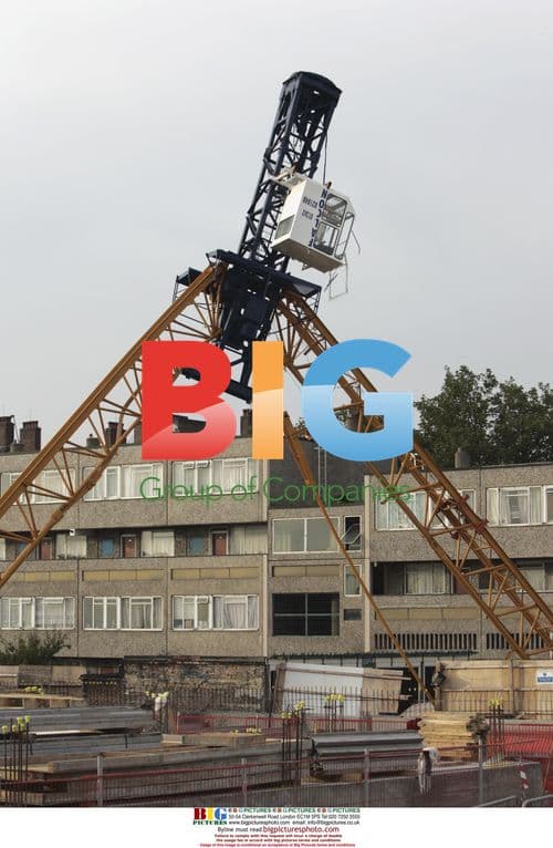 Crane Collapse in Battersea, London