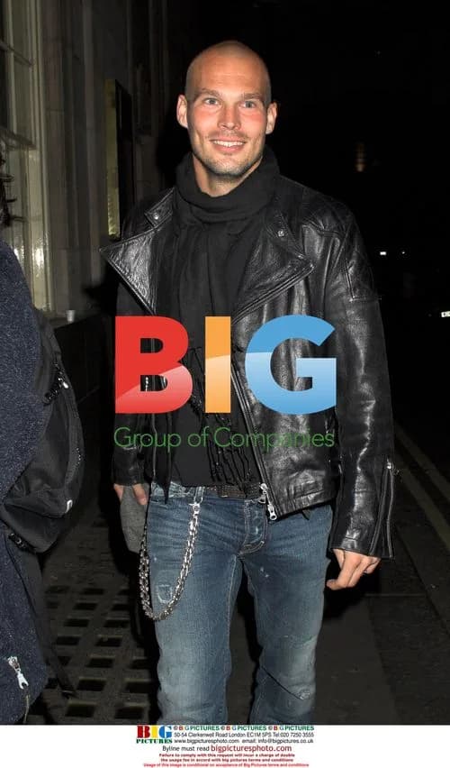 Footballer Freddie Ljungberg at London Nightclub